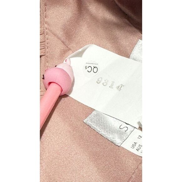 Sorella Vita Classic Lace-Up Back Chiffon Bridesmaid‎ Dress Gown Pink Size 12 - Picture 13 of 14